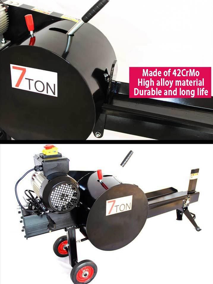 7ton Electric Wood Log Splitter Wood Chipper