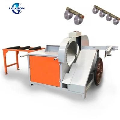 Automatic Feeding Wood Log Breaking Machine 20cm Diameter Round Wood Log Cutter