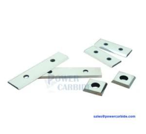 Tungsten Carbide Rectangular Wood Cutter Blades Inserts with One Hole