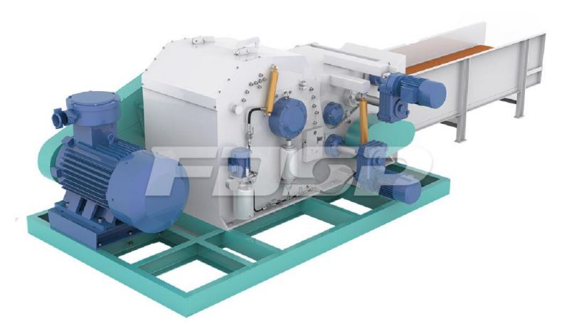 Great Quality Tree Wood Log Chipping Slicer Machine