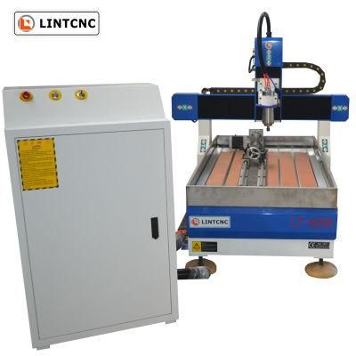 Desktop Small Size Machine CNC Router 4 Axis 6090 for Aluminum Bronze Copper