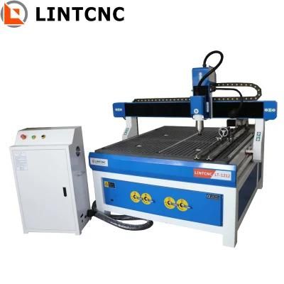 4th Axis Vacuum Table Single Phase CNC Woodworking Router 1212 2.2kw 3.0kw