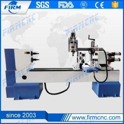 China Firmcnc Carving Cheap CNC Wood Turning Lathe 15030