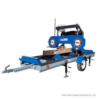 Wood Cutting Machine Horizontal Portable Sawmill