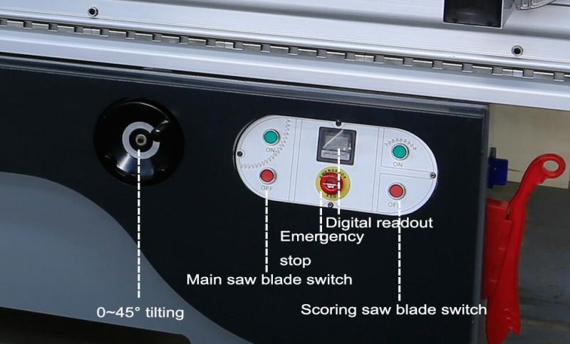 Mj6115 Woodworking Machinery Cutting Sliding Table Saw