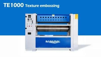 Super Good Effect Wood Grane Texturing Embossing Machine with Heat