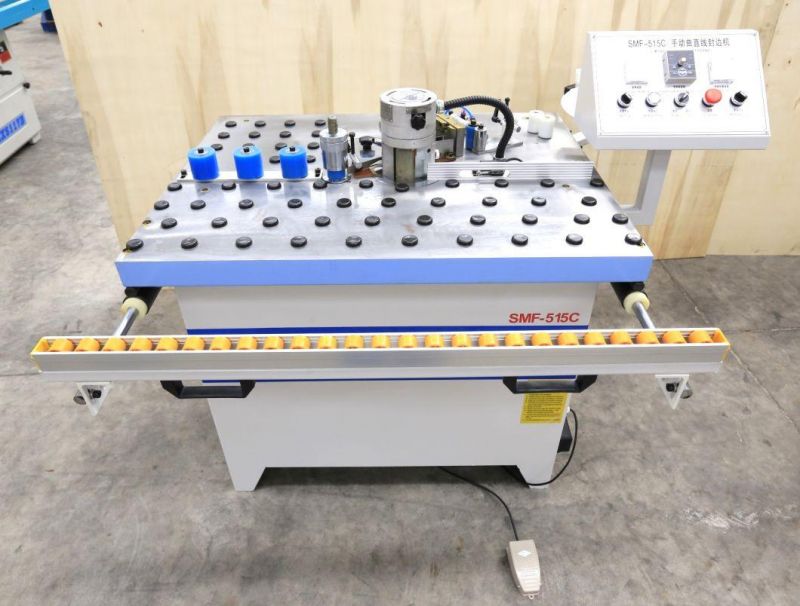 Woodworking Edgebander Manual Curve-Straight Edge Banding Machine