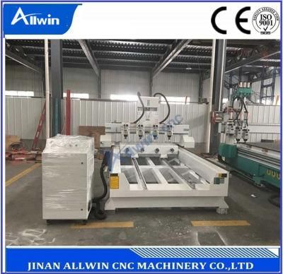 Rotary CNC Engraving Machine Cylinder CNC Router with Six Spindles