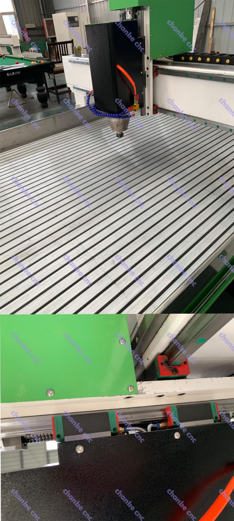 1300X2500mm CNC Router Machine for Alumnium Metal Brass