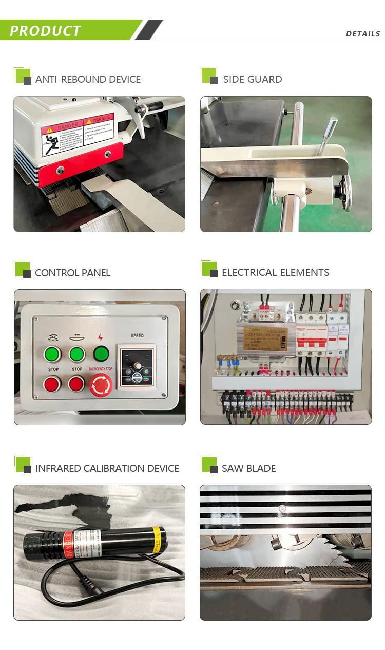Durable Solid Wood Machine Automatic Cutting Rip Saw