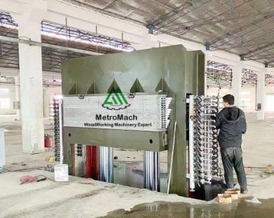 Woodworking Automatic Hydraulic Plywood Melamine Multi-Layer Hot Press Machine