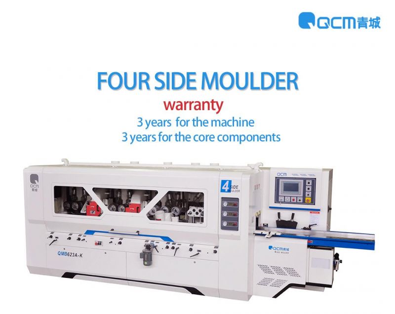 Four Side Moulder Price Multi Function Woodworking Machinery QMB623A-K Made In China Manufacture 6 Spindles Thicknesser Wood Planer Machine