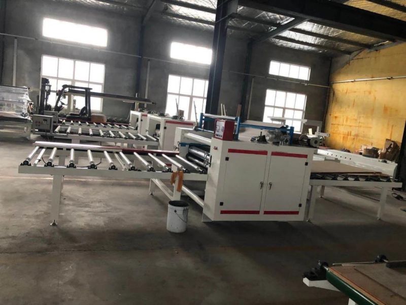 High Efficient Capability Paper PVC Film Plywood MDF Chipboard Woodworking Laminating Machine