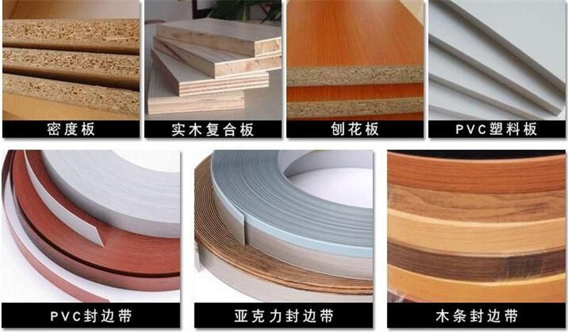 Edge Banding Machine Automatic MDF PVC Board Gluing End Trimming