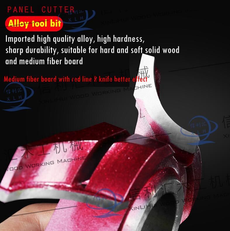 Bullnose Shaper Cutters Tungsten Cobalt Alloy Wood Shaper Cutter Customize Carbide Tipped 4-Wing Bullnose 1/4 R