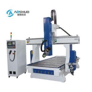 China Wood Furniture 4X8 Feet Axyz CNC Router Price Tool Change Rotary Spindle CNC Machine