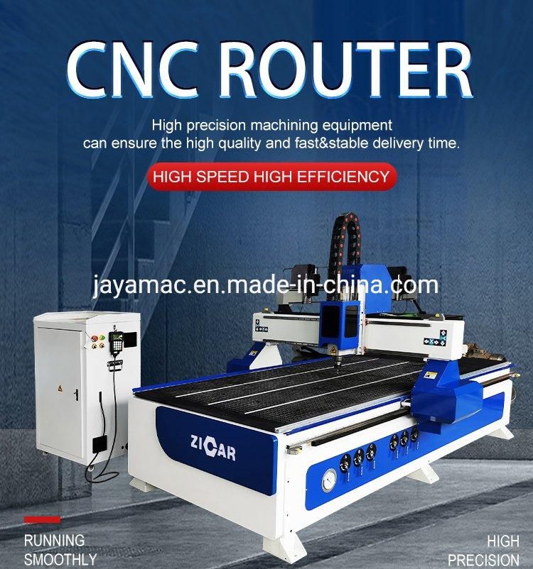 ZICAR ATC Wood Door Engraving CNC router Machine Furniture Wood Working for MDF PVC CR1325