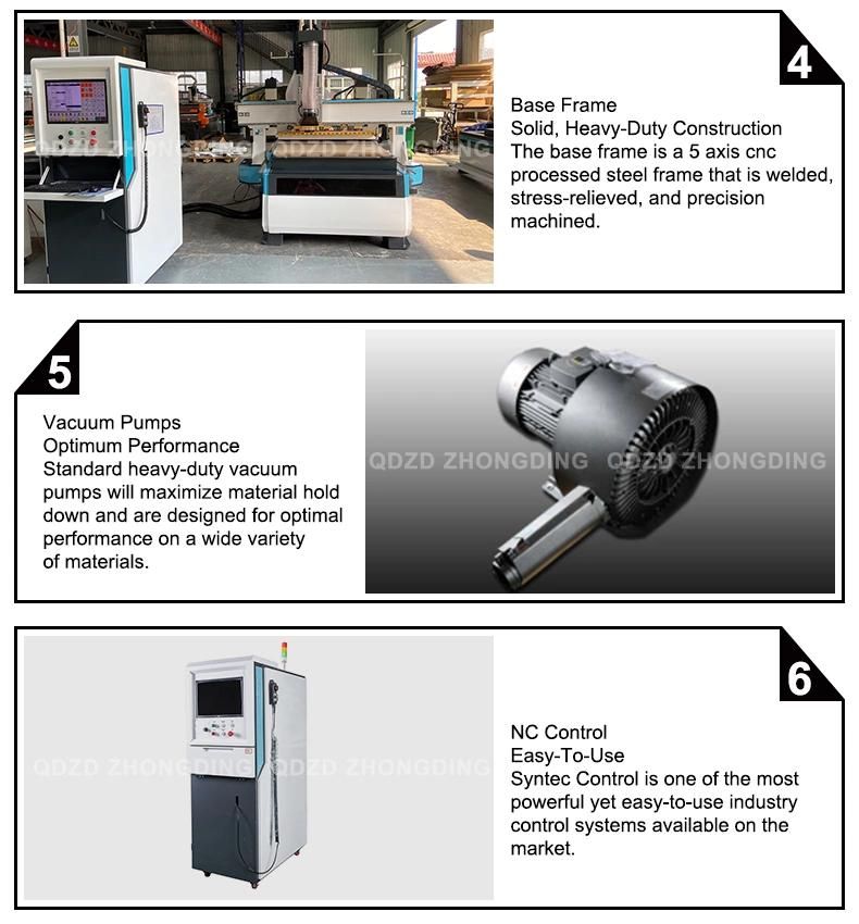 3D 4 Axis CNC Router Eengraver Mmachine for Woodworking