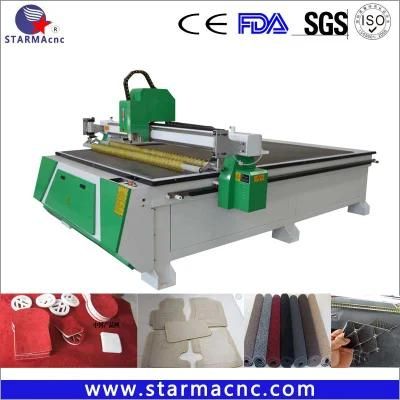 1625 1325 Wood Leather CNC Router Machine with Wheel Fix Material