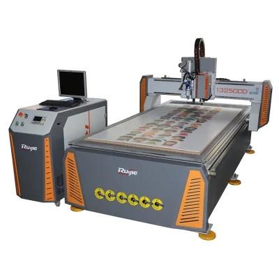Ruijie Rj-1325CCD Superior Quality CNC with CCD Camera System Plastic Sign Engraving Machine