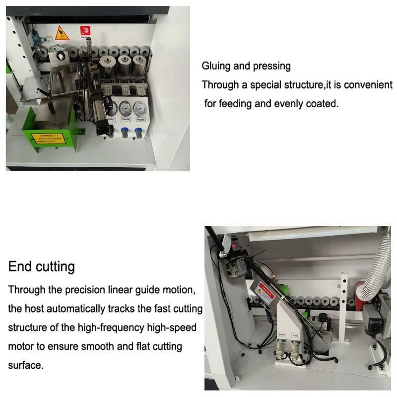 Hf400 Automatic Edge Banding PVC MDF PUR Automatic Edge Bander Machine Acrylic Edge Banding Machine for Wood