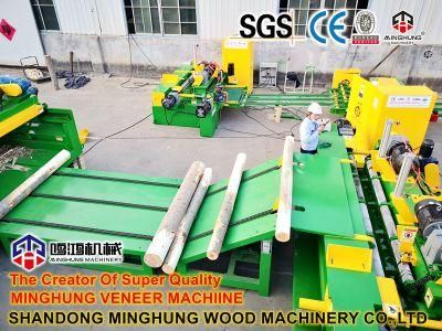 Face Veneer Core Making Machine for Peeling Hardwood