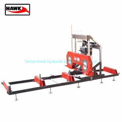 Portable Horizontal Gasoline Band Sawmill Planking Wood Working Sawmill