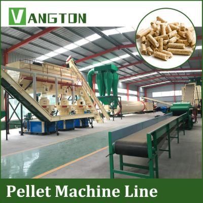 Complete 2t/H Wood Sawdust Biomass Pellet Plant for Sale 4-5t/H Wood Chips / Paddy Husk Pellet Mill