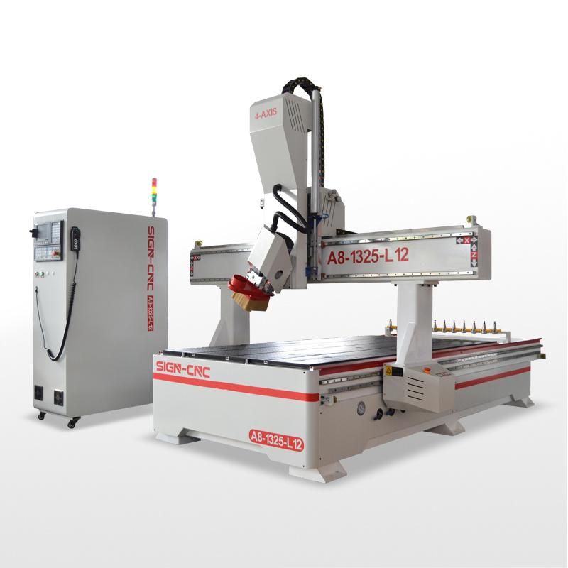 3 Axis Wood Router A2-1325 Equipped Servo Motor CNC Machine