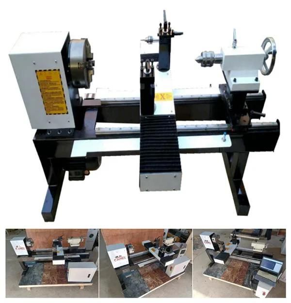 Jinan Camel CNC Mini Lathe Small Wood Lathe Turning Milling Machine