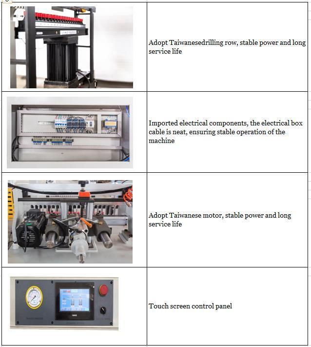 PLC Industrial Control Wood Drilling Machine