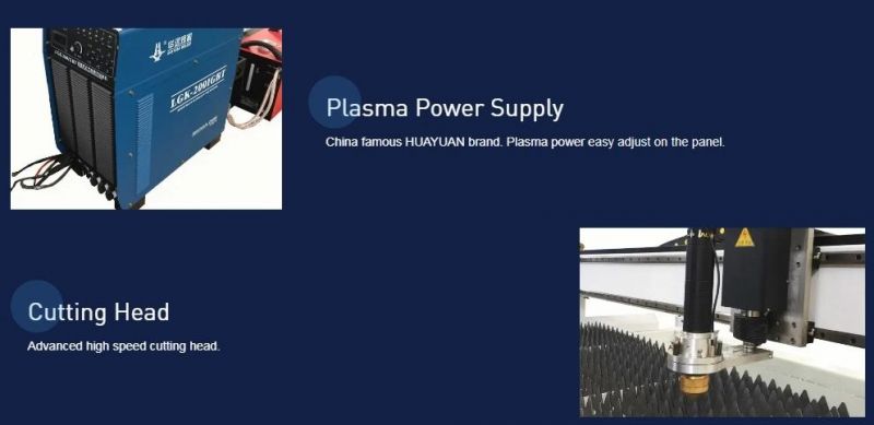 Lansen 1530 Plasma 63A CNC Routers Metal Cutting Machine