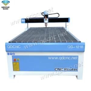 CNC Cutting Machine for Wood with Ncstudio Operation Dystem Qd-1218