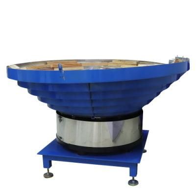 Short-Block Automatic Delivering Machine Vibrating Plate Feeder Round Shape