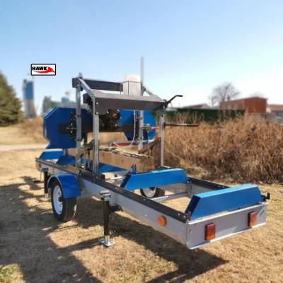 Portable Band Sawmill Log Saws Horizontal Circular Wood Cutting Saw Machine Sawmill