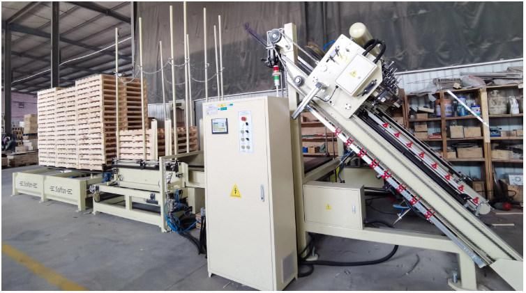 Sf9025 Semi Automatic Wood Pallet Making Machine