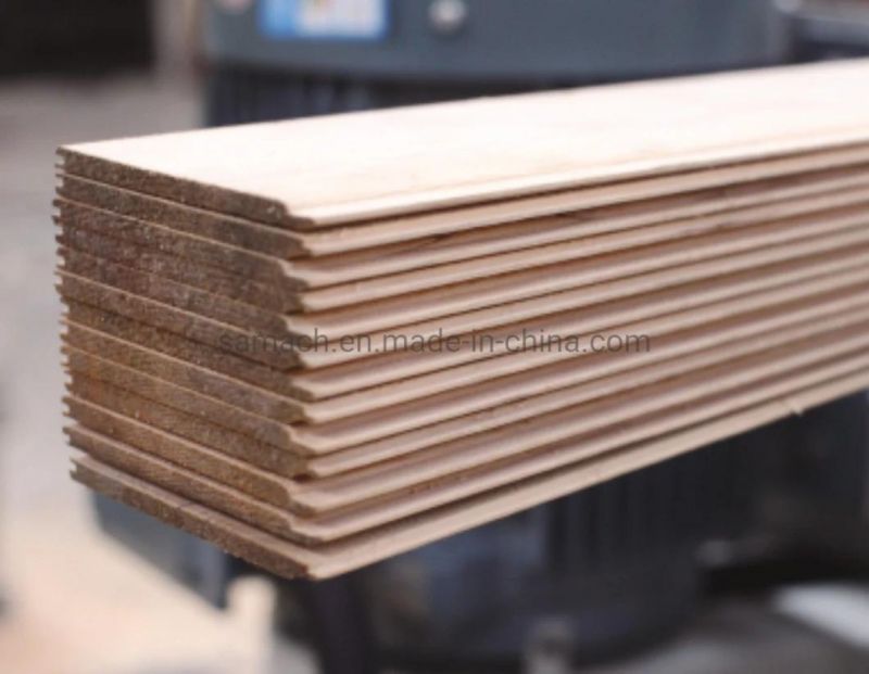 Woodworking Machine Four Side Planing and Sawing Production Completed Wood Planer Saw Machine