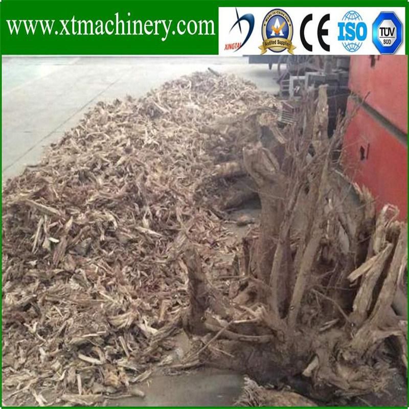 23ton Machine Weight, 20-25tph Capacity, 6PCS Blades Tree Stump Crusher