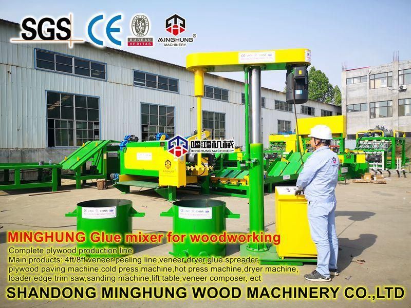 Four Rollers Plywood Glue Spreader Machine