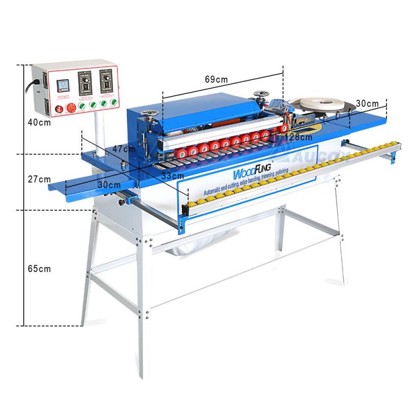 Woodworking Machinery 0.3-3mm PVC Tape Portable Edge Banding Machine