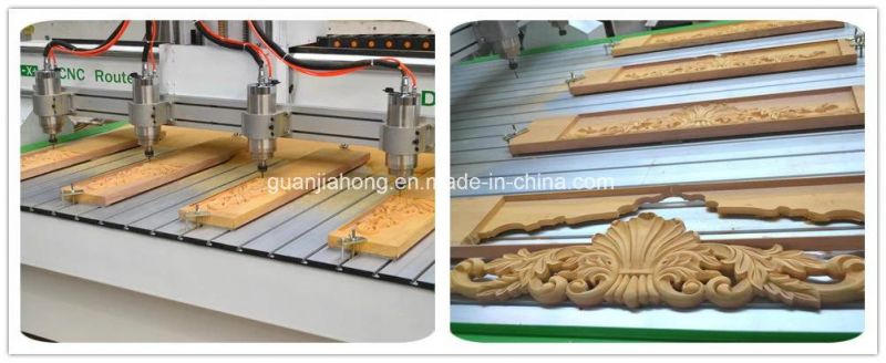 4 Spindles Woodworking CNC Router