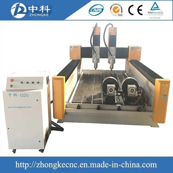 Hot Sale! Double Heads Stone CNC Router Machine Price/Stone Engraving Machine