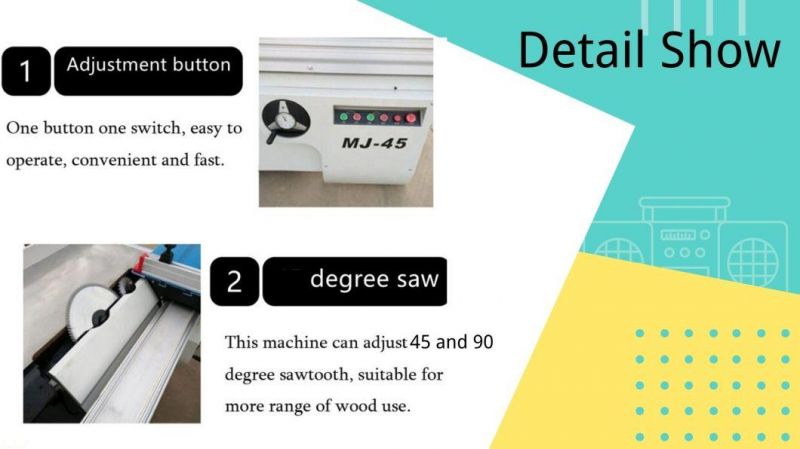 Sliding Table Panel Saw for Woodworking High Quality Wood Plywood Saw Cutting Machine