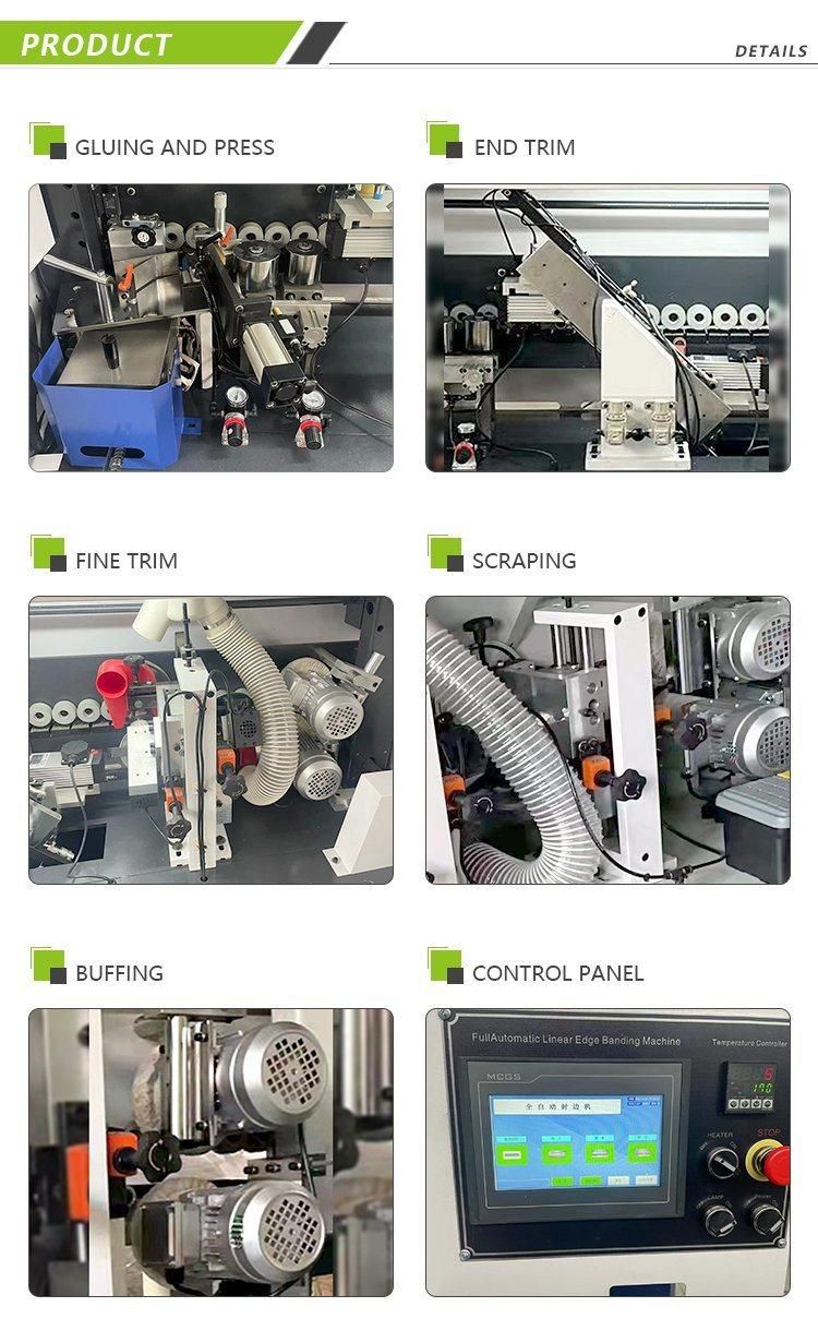 Wood PVC Automatic Edge Banding Machine Woodworking Machine