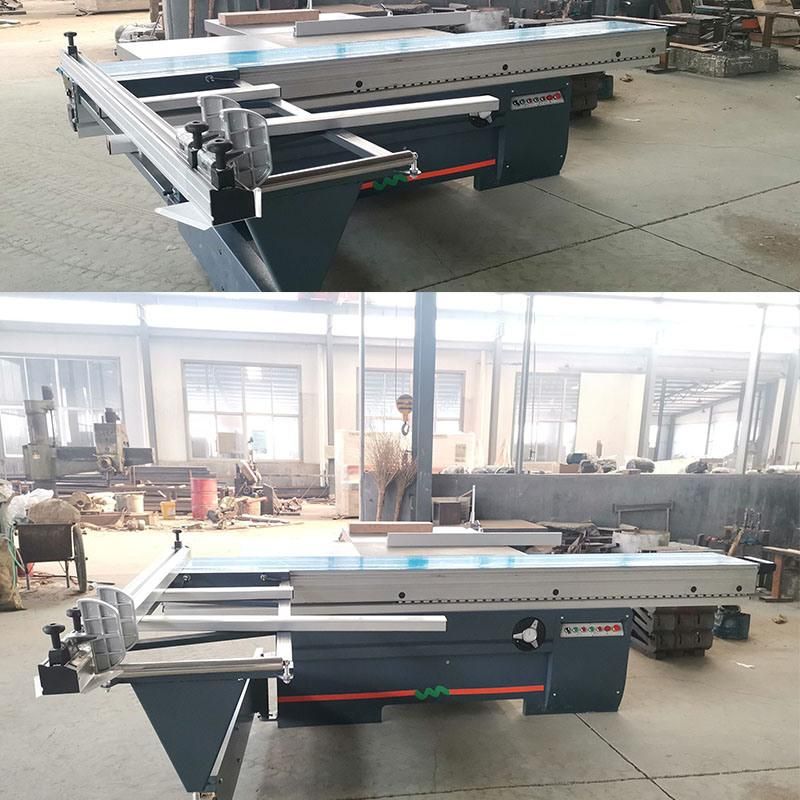 F45b Woodworking Sliding Table Panel Saw Machine with Scoring Saw Blade
