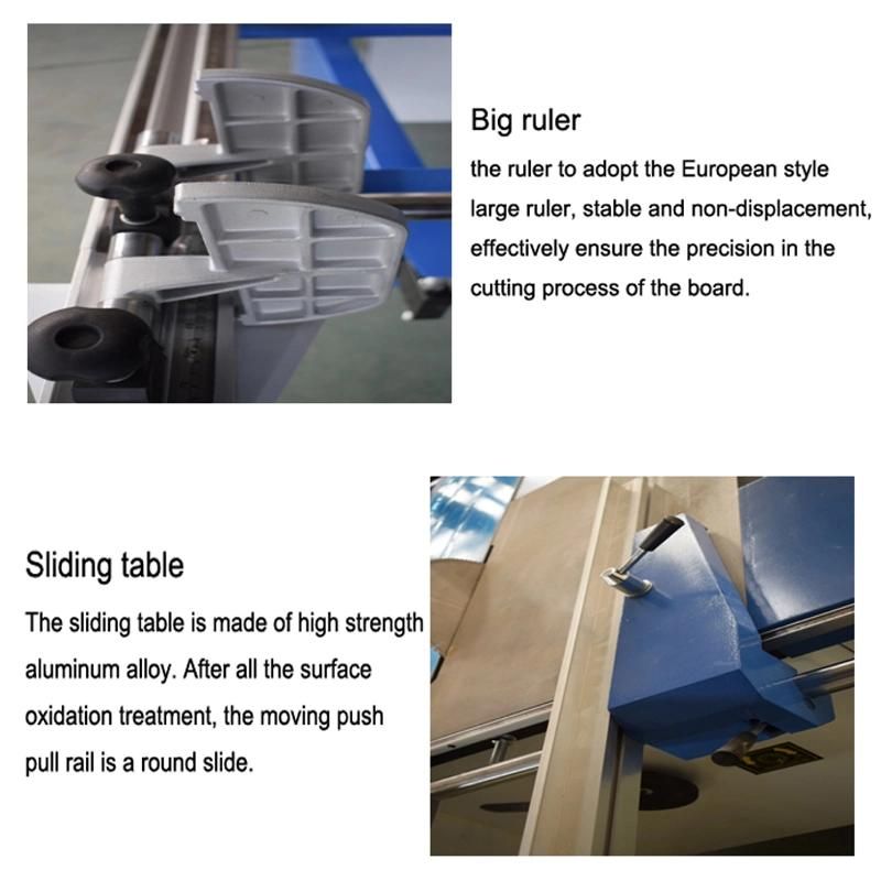 Mj6128y Woodworking Cutting Panel Saw Sliding Table Saw Machine