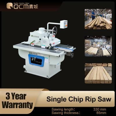 QMJ153D Woodworking Machinery Automatic Single Chip Trimming and Cutting Saw