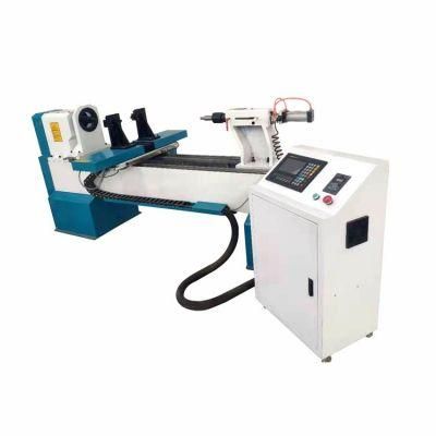 Manual Lathe Woodworking Turning Lathe CNC Router Machine for Rome Column Making Factory Supply Mold Making