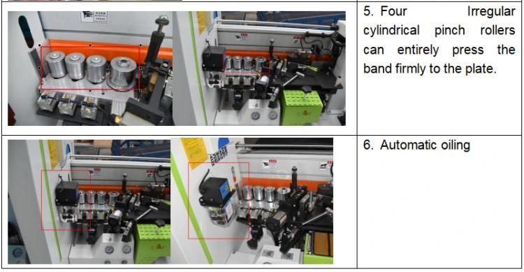 Automatic 3mm PVC Edge Banding Kitchen Cabinet PVC Edge Banding Machine