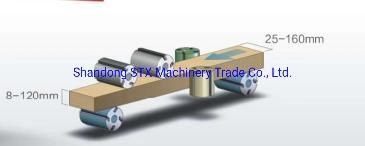 160mm Automatic 6 Spindles Four Side Planer Moulder with Conveyor System